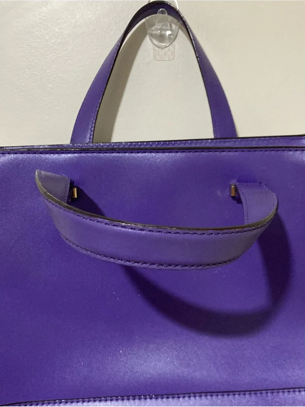 EUC‎ kate spade 2 Park Avenue Beau Shopper in Purple Leather